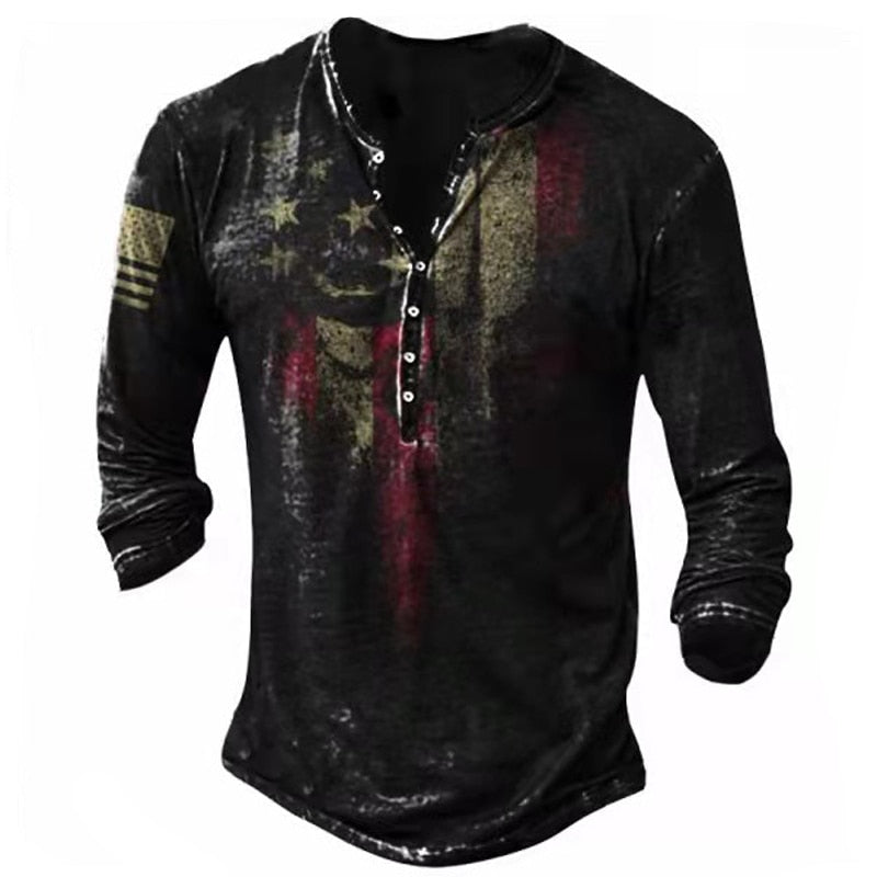 T-shirt à manches longues Beni Rétro Tête de mort