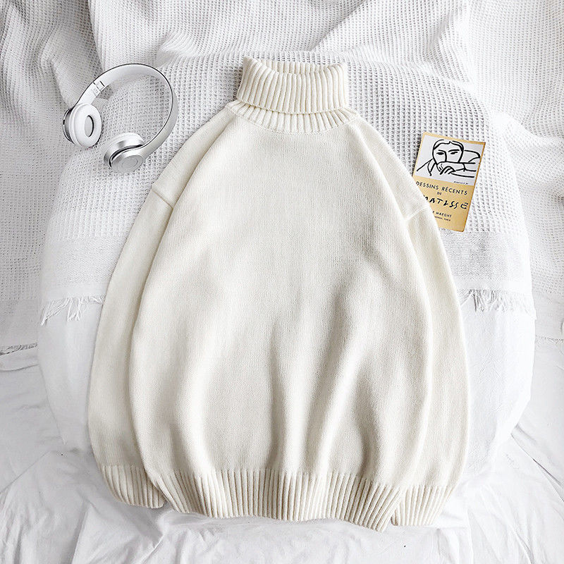 Pull homme avec col roulé confortable