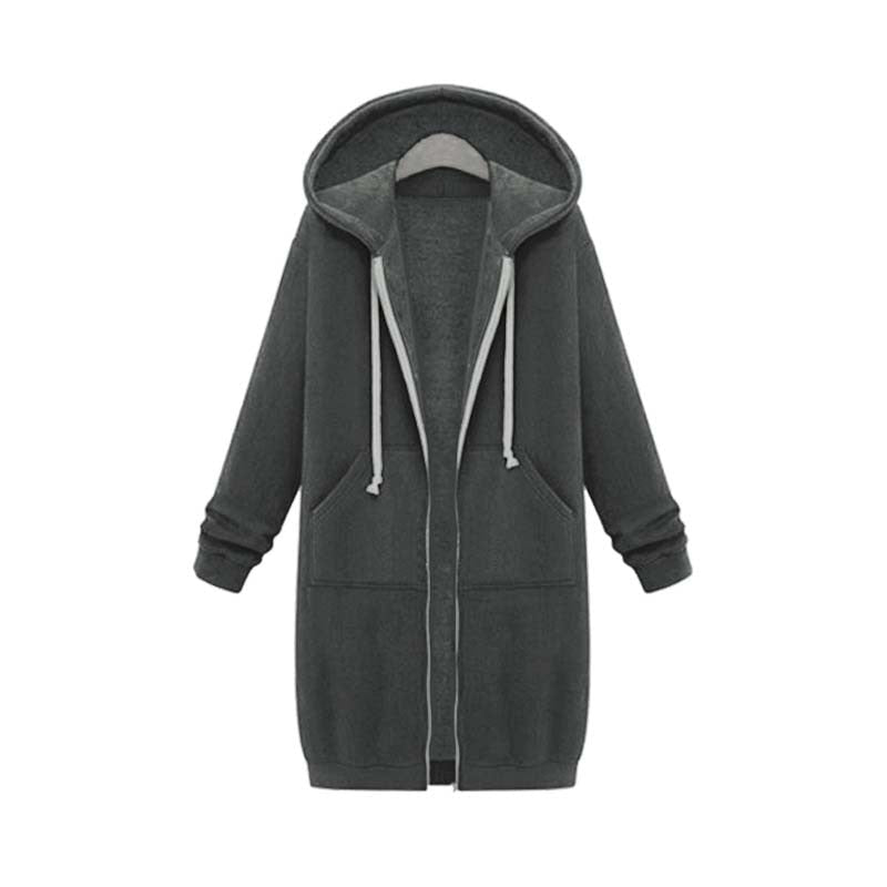 Berg-Feldt | Schicke lange Sweatshirtjacke