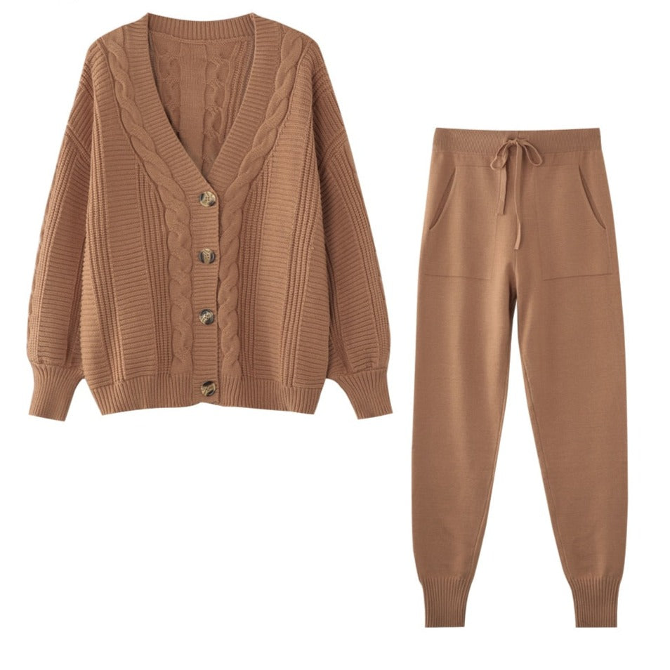 Berg-Feldt | Ensemble 2 pièces confortable pour femmes : gilet et pantalon