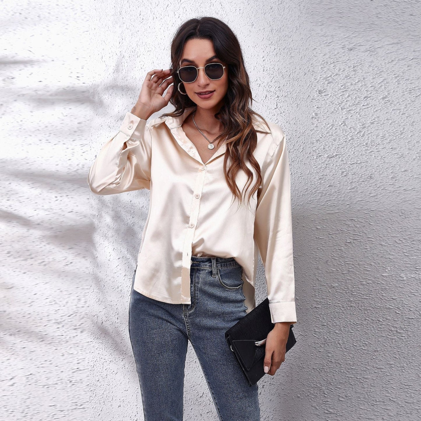 Lyna Satin Blouse