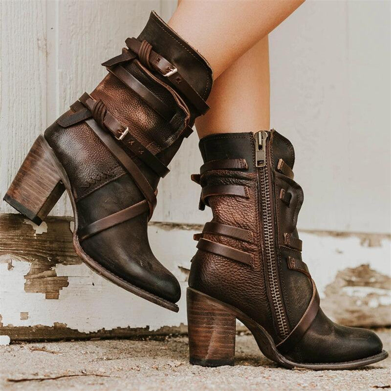 Berg-Feldt | Bottes d'hiver en cuir pour femmes