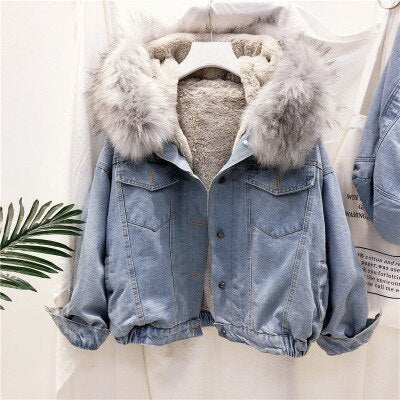 Berg-Feldt | Denim Winterjacke für Damen