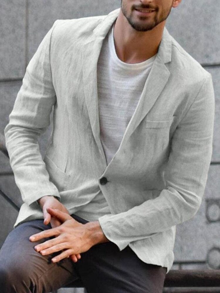 Blazer en coton pour homme Carl – coupe décontractée