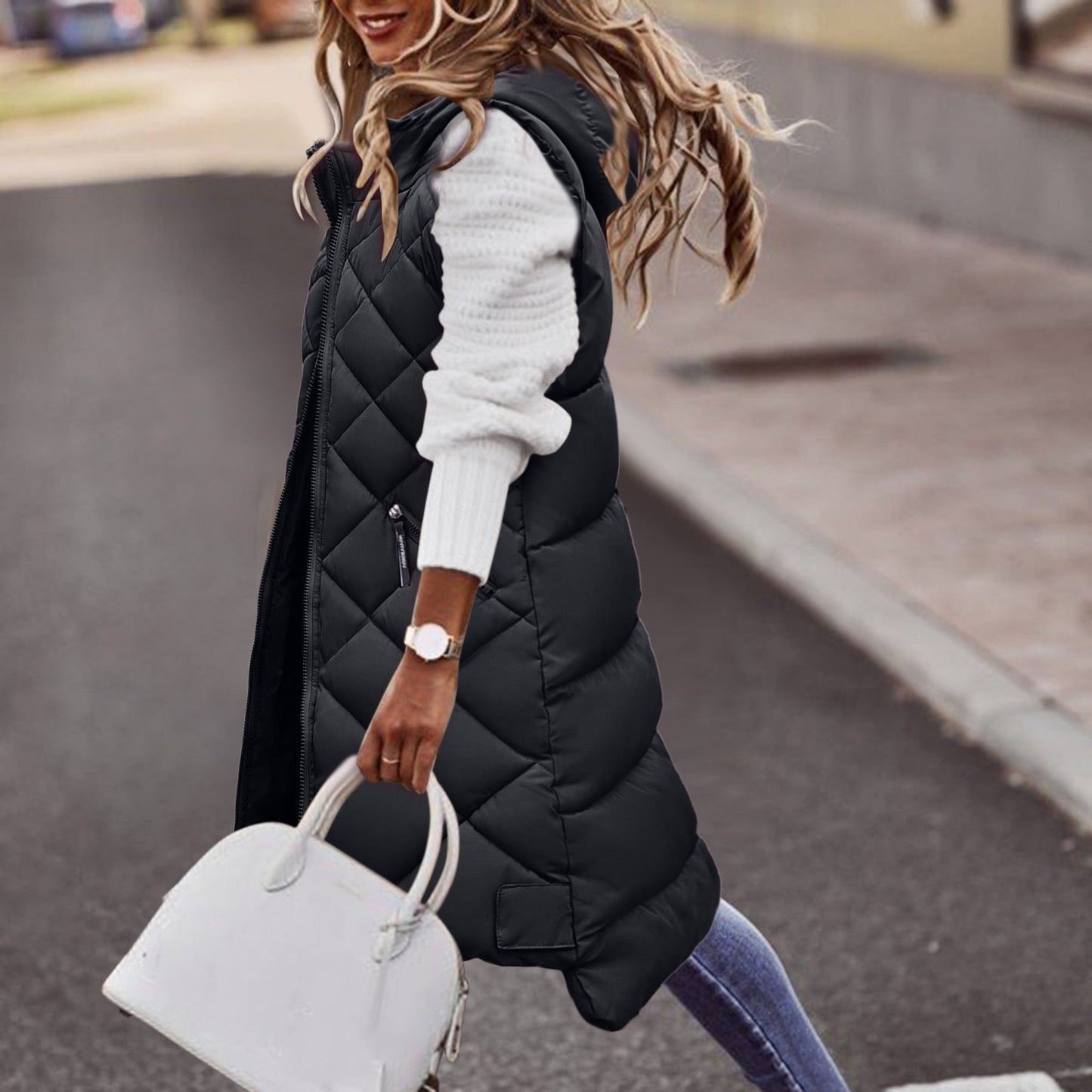 Berg-Feldt | Gilet long sans manches pour femmes
