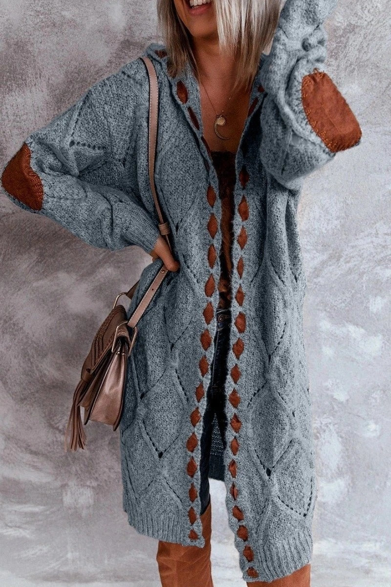 Berg-Feldt | Stilvoller Damen Cardigan mit Verspielten Details und Langer Passform