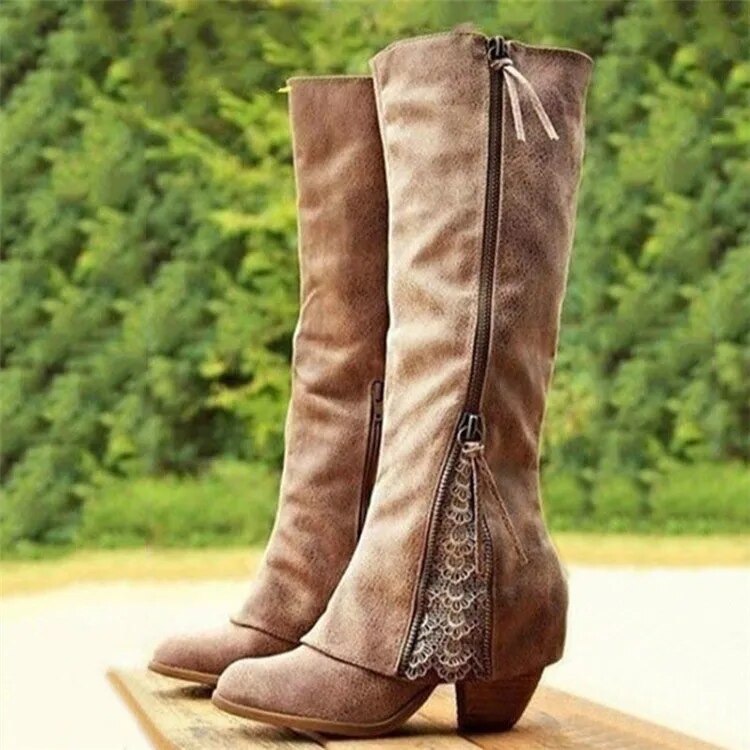 Berg-Feldt | Stiefel für Damen Blockabsatz