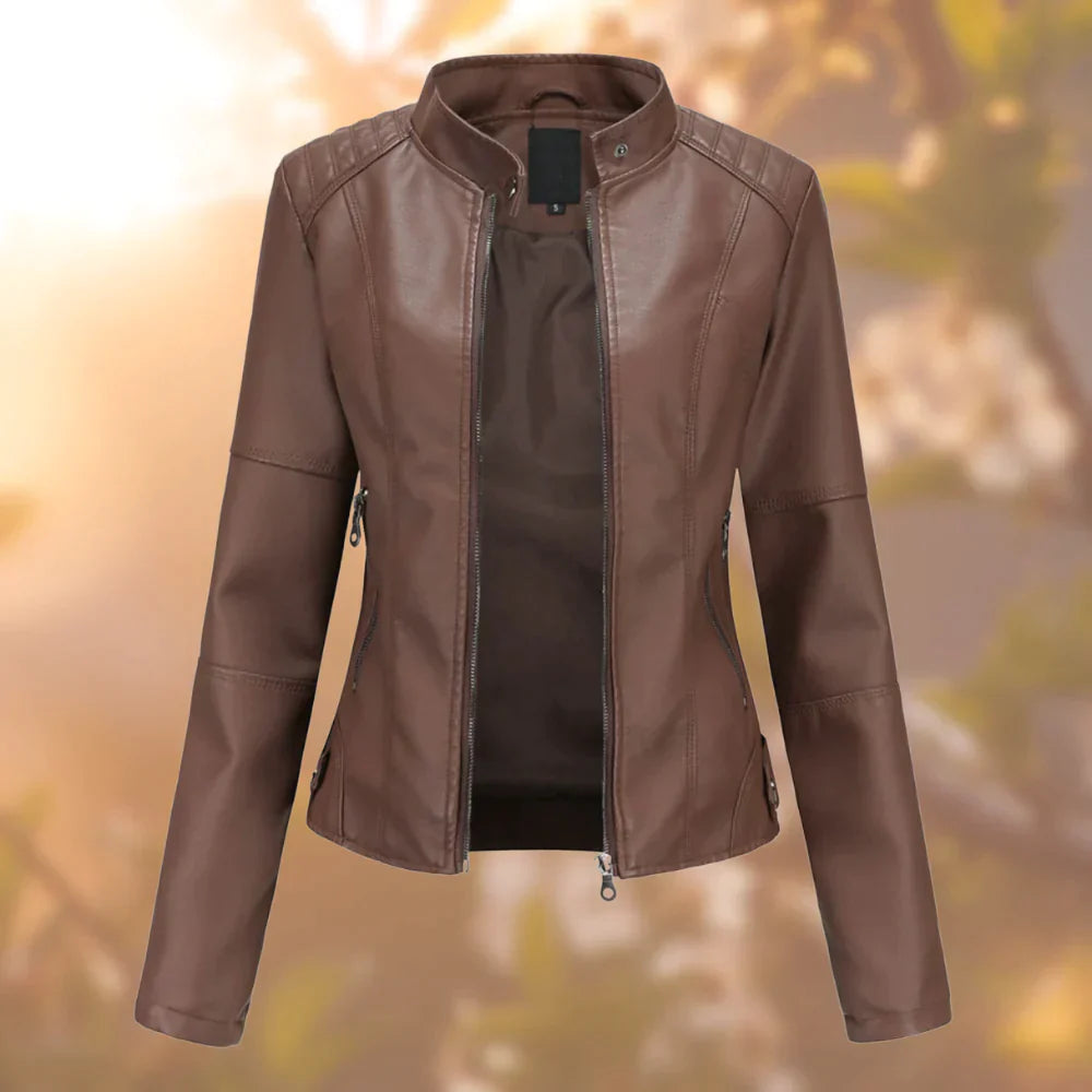 Veste en cuir pour femme de Halle