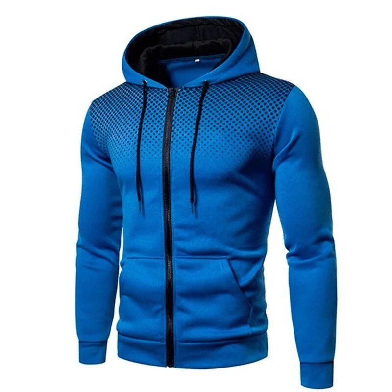 Berg-Feldt | Pullover mit Kapuze und Punkten