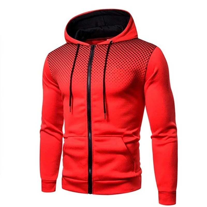 Berg-Feldt | Pullover mit Kapuze und Punkten