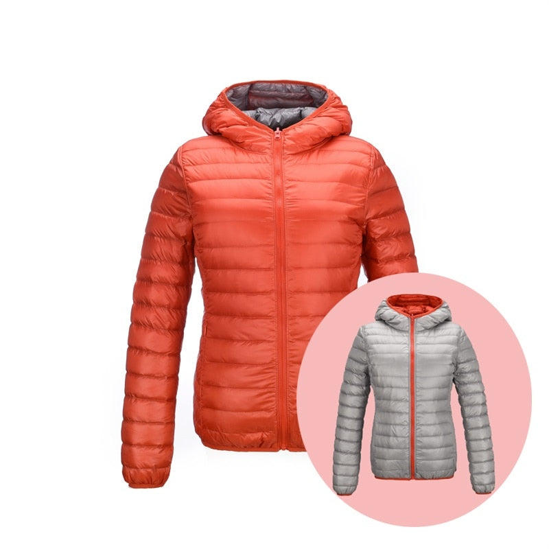 Berg-Feldt | Stylische Wendbare Damen Daunenjacke
