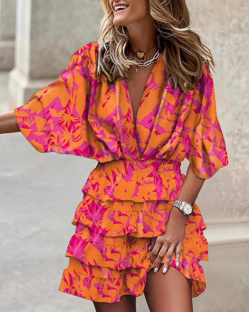 Robe mi-longue Marzia au design stylé
