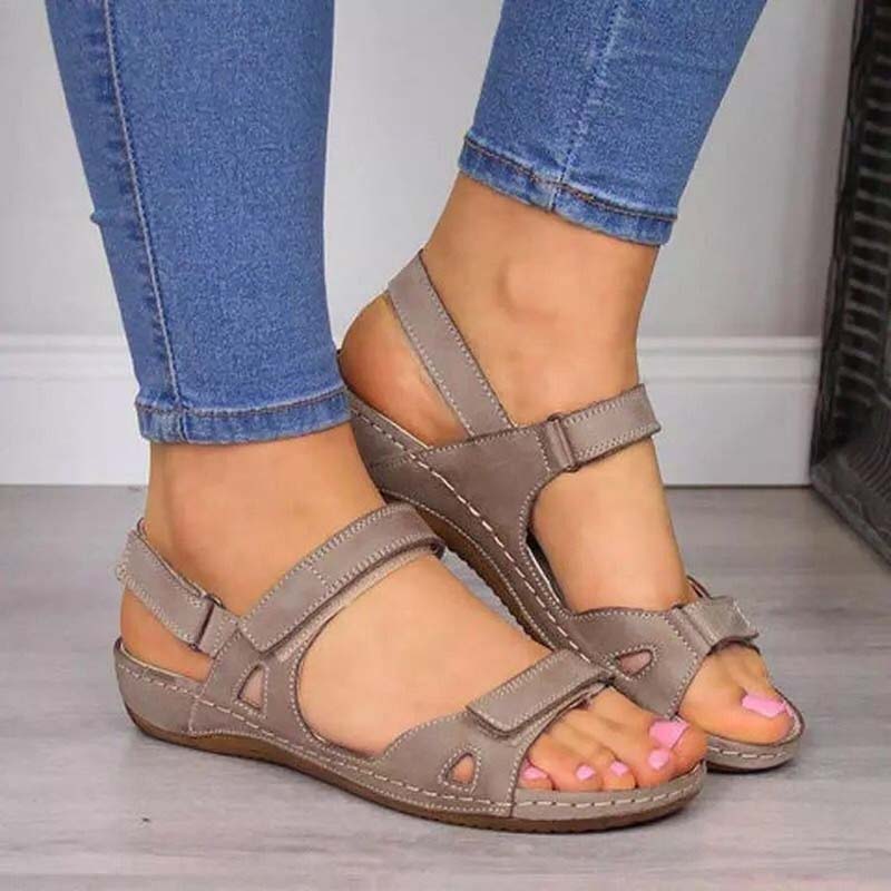 Sandales Berg-Feldt pour femmes : ergonomiques avec fermeture Velcro