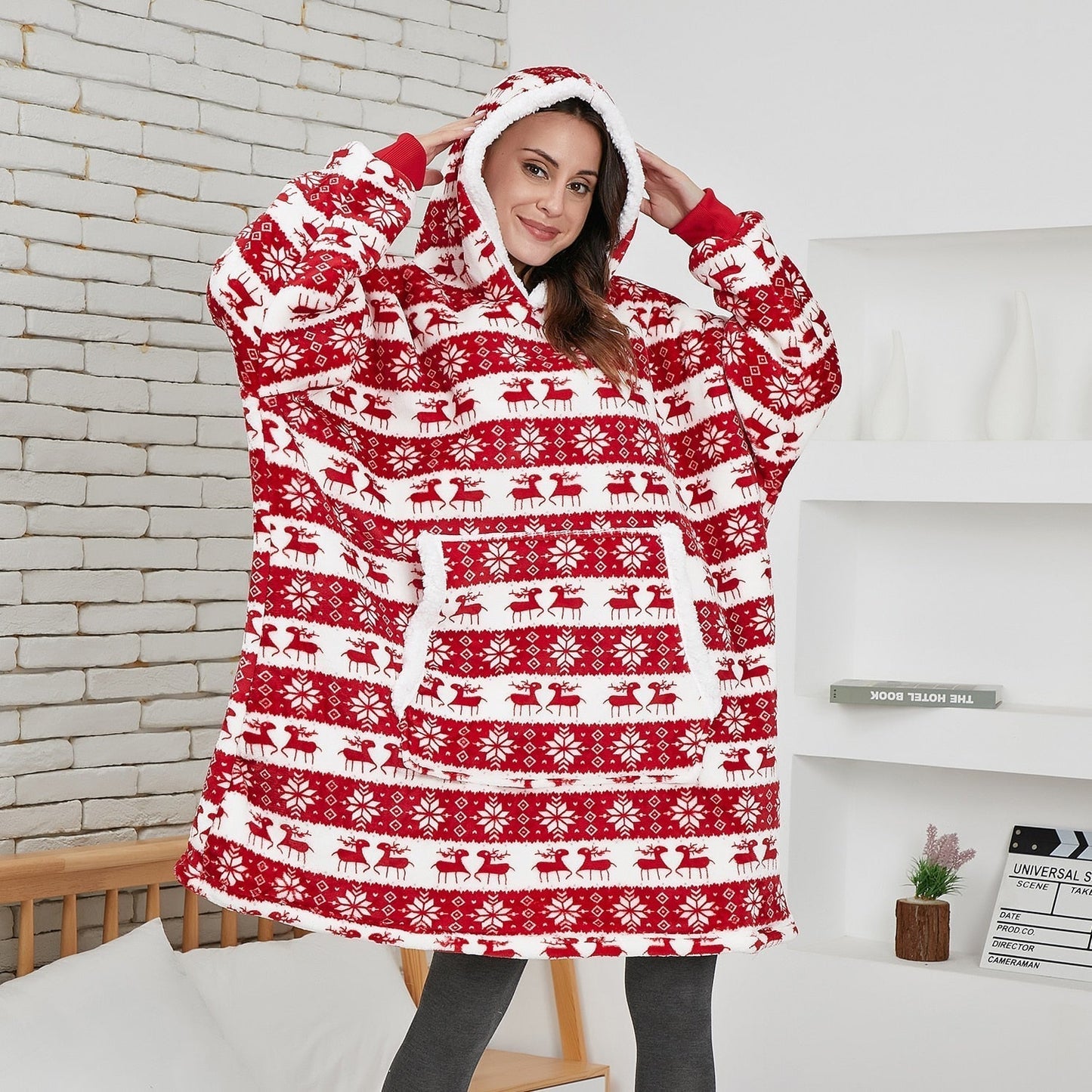 Fudus | Sweat à capuche et couverture douillette combinés !