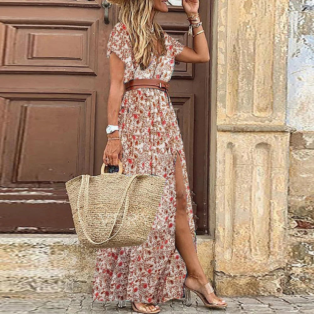 Robe imprimée cachemire Karoline®