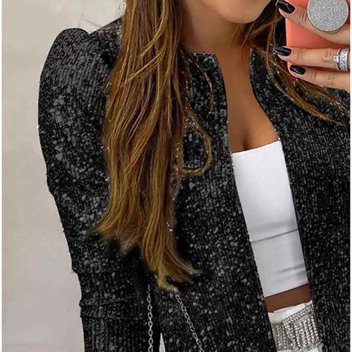 Berg-Feldt | Glamour Pailletten Blazer