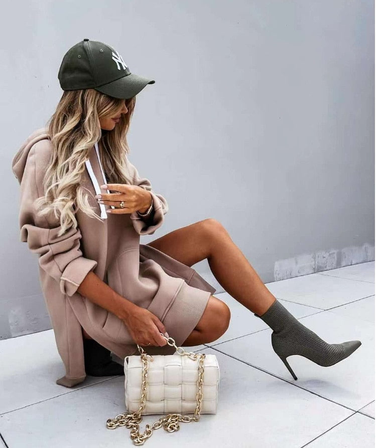 Berg-Feldt | Superior Jacke Sweatshirt Langarm mit Kapuze Herbst Winter