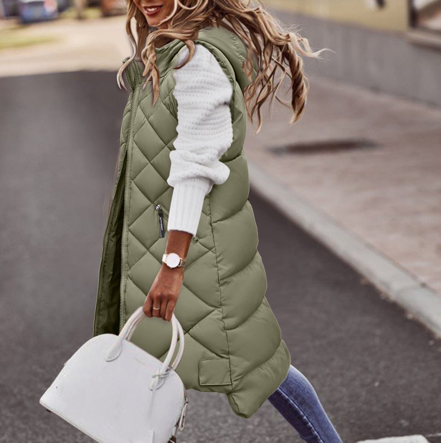 Berg-Feldt | Gilet long sans manches pour femmes