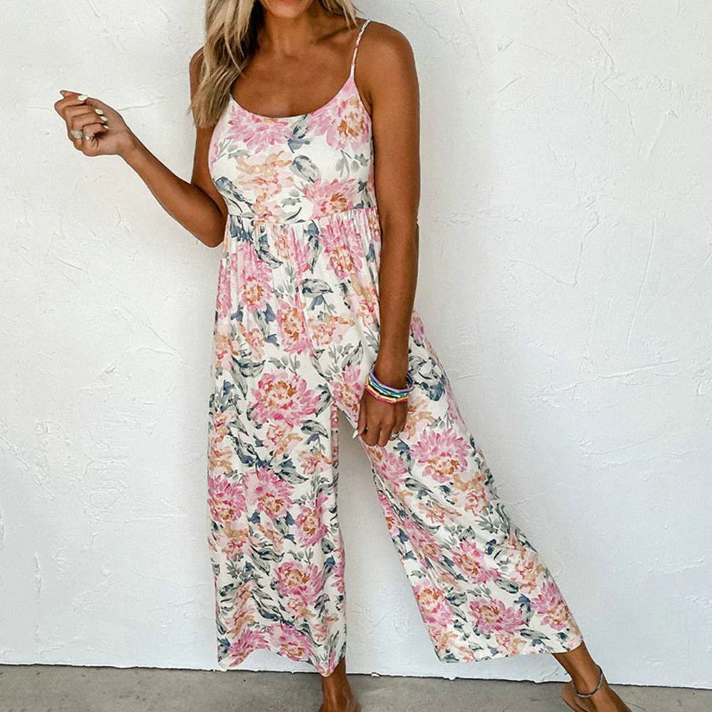 Combinaison-pantalon BELLA à fleurs