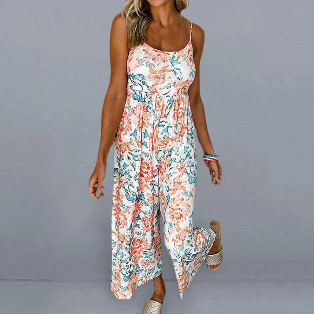 Combinaison-pantalon BELLA à fleurs