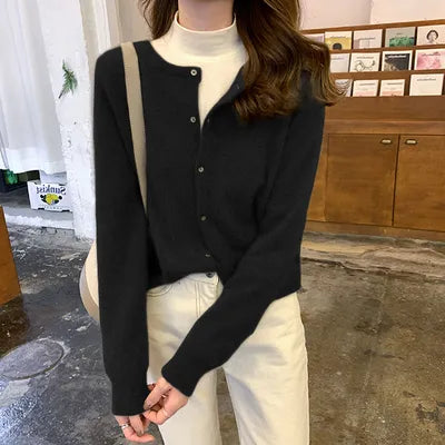 Berg-Feldt | Gemütliche Strickjacke mit Öffnung Vorne