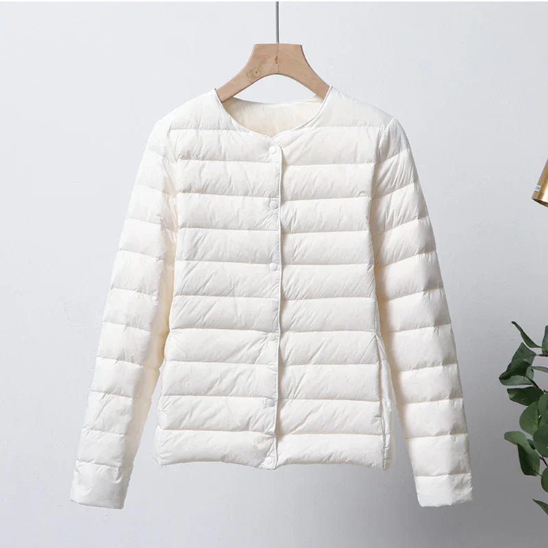 Berg-Feldt | Faltbare Pufferjacke mit Druckknopfverschluss
