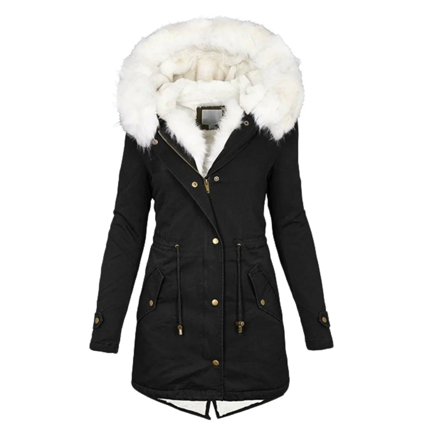 Berg-Feldt | Modische, Lange Winterjacke