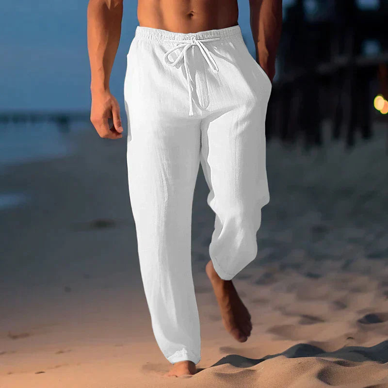 Pantalon de lin pour homme Matthews au design élégant