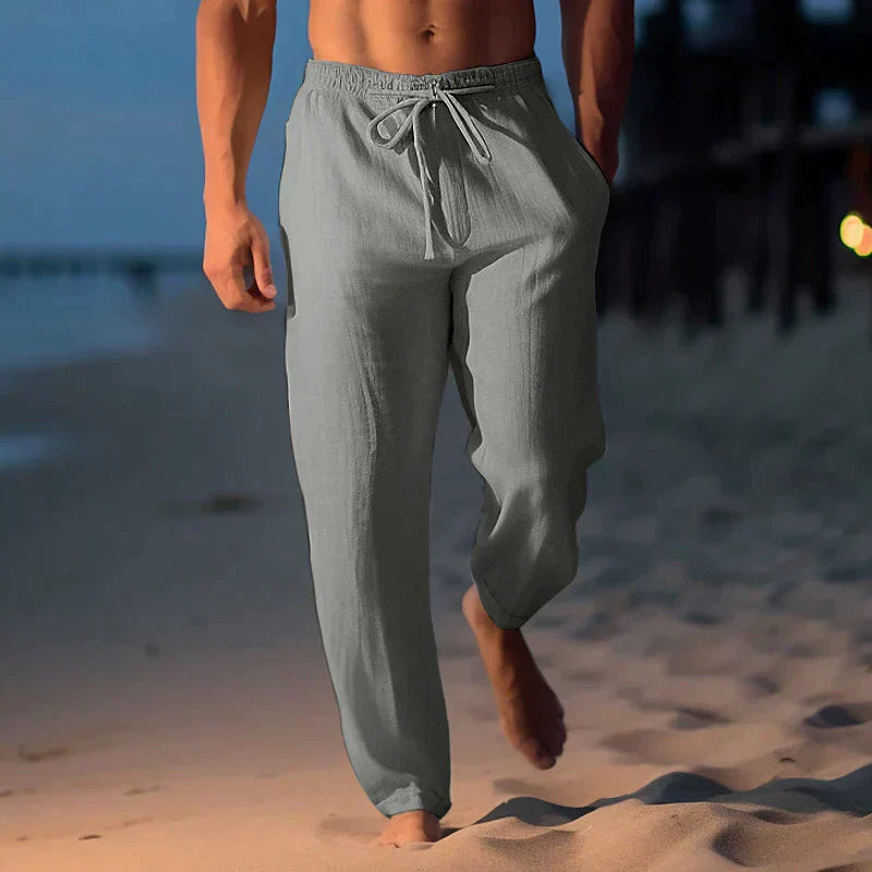 Pantalon de lin pour homme Matthews au design élégant
