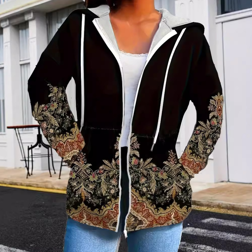 Berg-Feldt | Frau Herbstjacke mit Kapuze