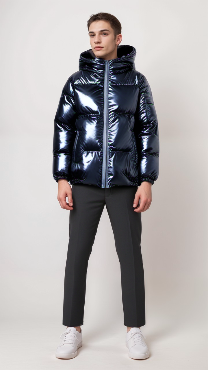 Berg-Feldt | Gepolsterte Winterjacke mit Kapuze Polyester Warm und Wasserabweisend