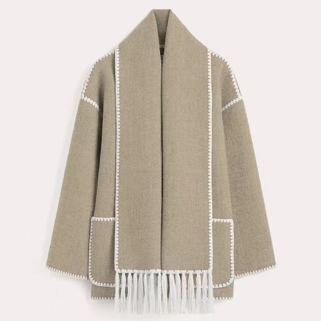 Berg-Feldt | Veste cape confortable en laine