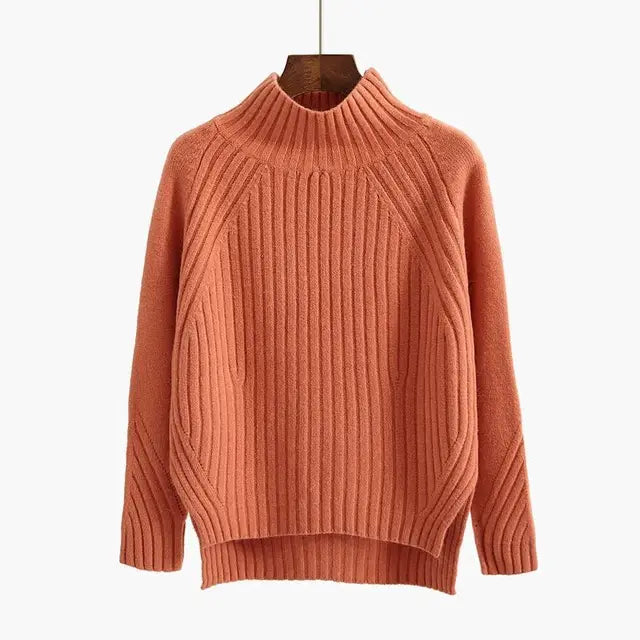 Berg-Feldt | Pullover - Premium Rippstrick Rollkragenpullover