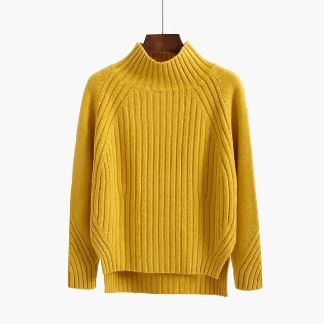 Berg-Feldt | Pullover - Premium Rippstrick Rollkragenpullover