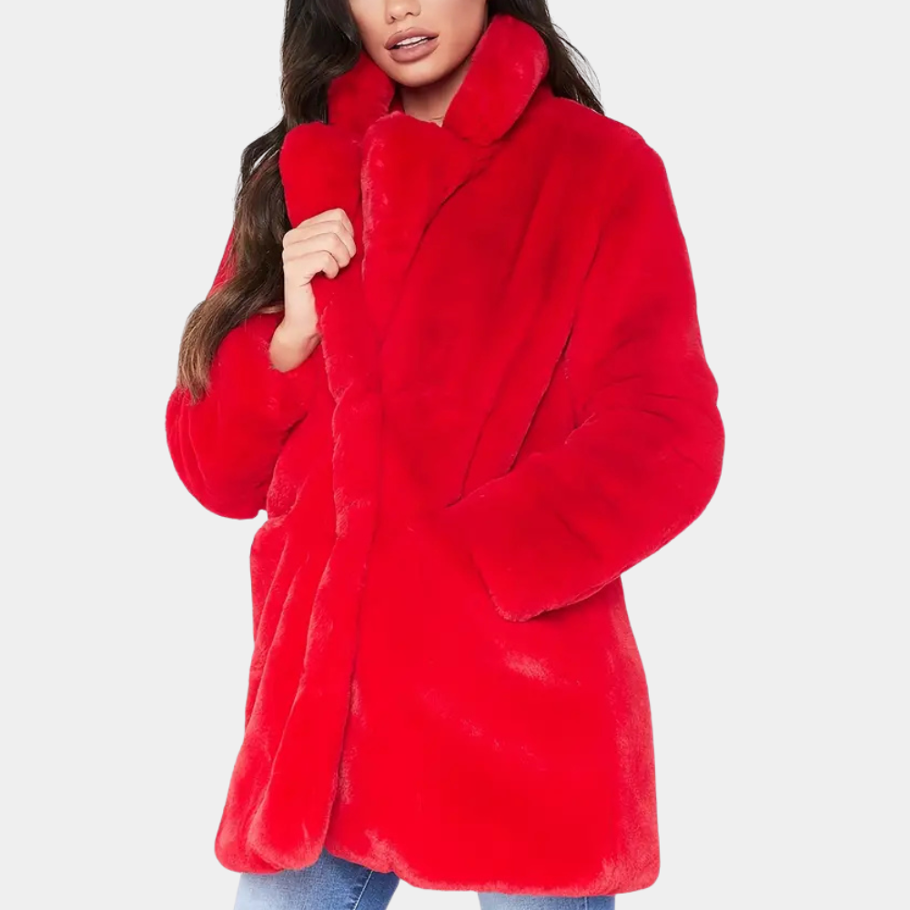 Berg-Feldt | Eleganter Winterplüschmantel für Damen