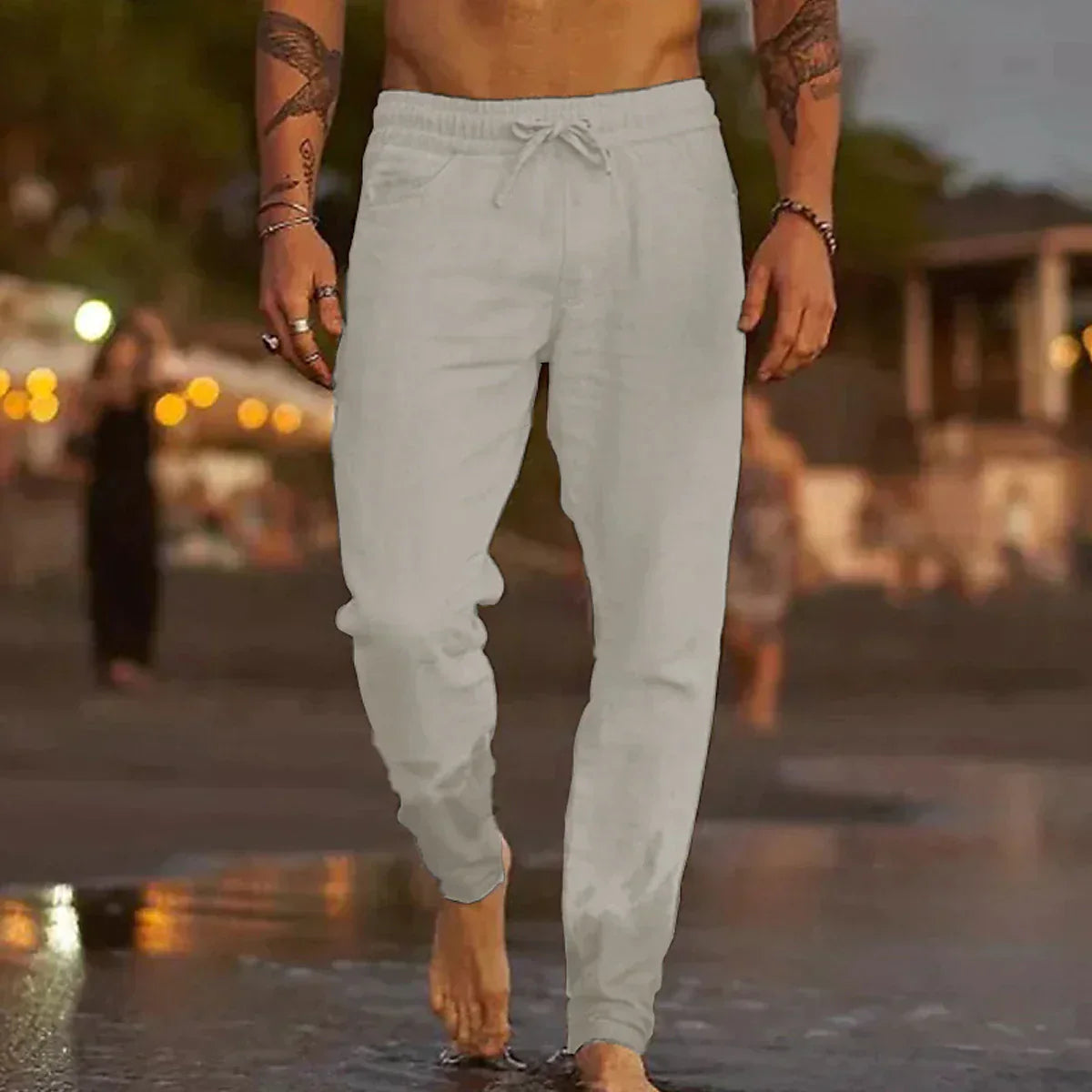 Carlito : Pantalon en lin léger pour homme