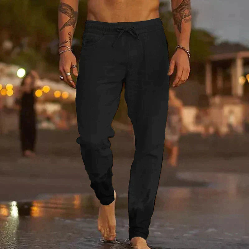 Carlito : Pantalon en lin léger pour homme