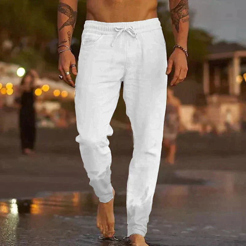 Carlito : Pantalon en lin léger pour homme