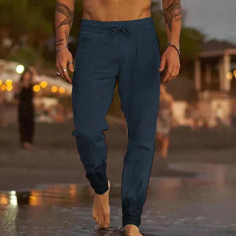 Carlito : Pantalon en lin léger pour homme