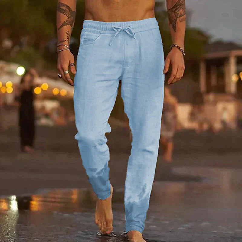 Carlito : Pantalon en lin léger pour homme
