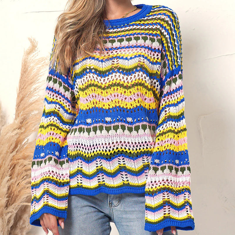 Berg-Feldt | Cardigan coloré en acrylique tendance et confortable