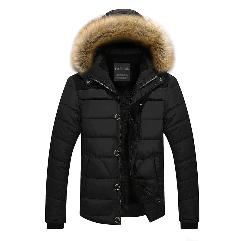 Berg-Feldt | Parka mit Fellkragen und Kapuze
