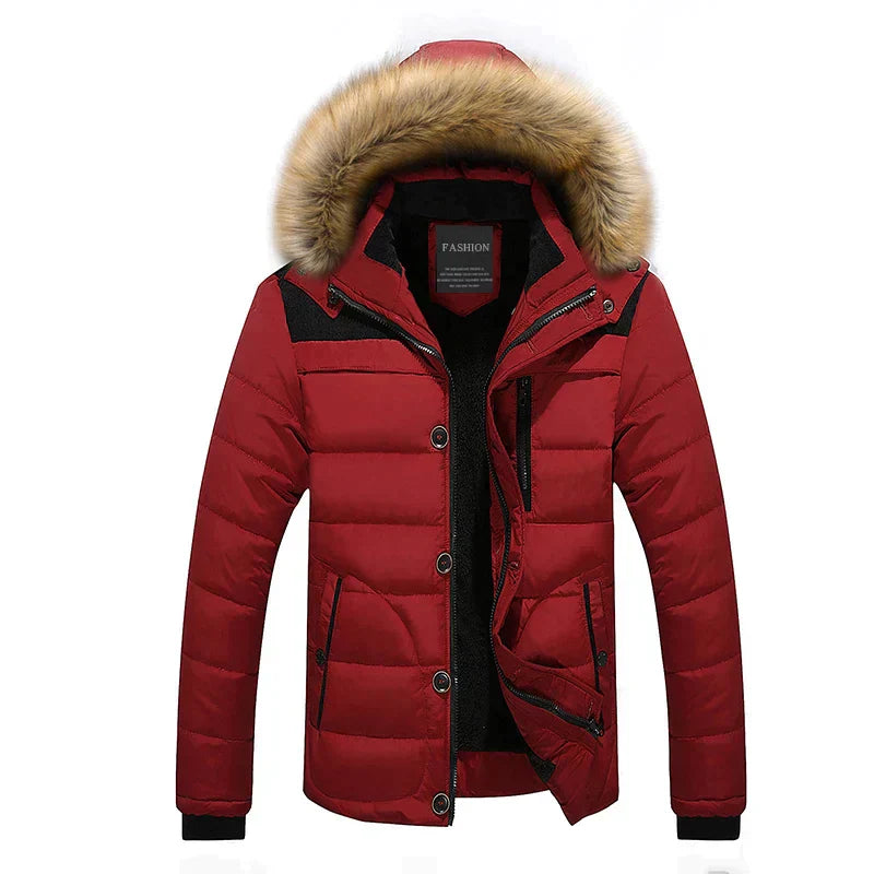 Berg-Feldt | Parka mit Fellkragen und Kapuze