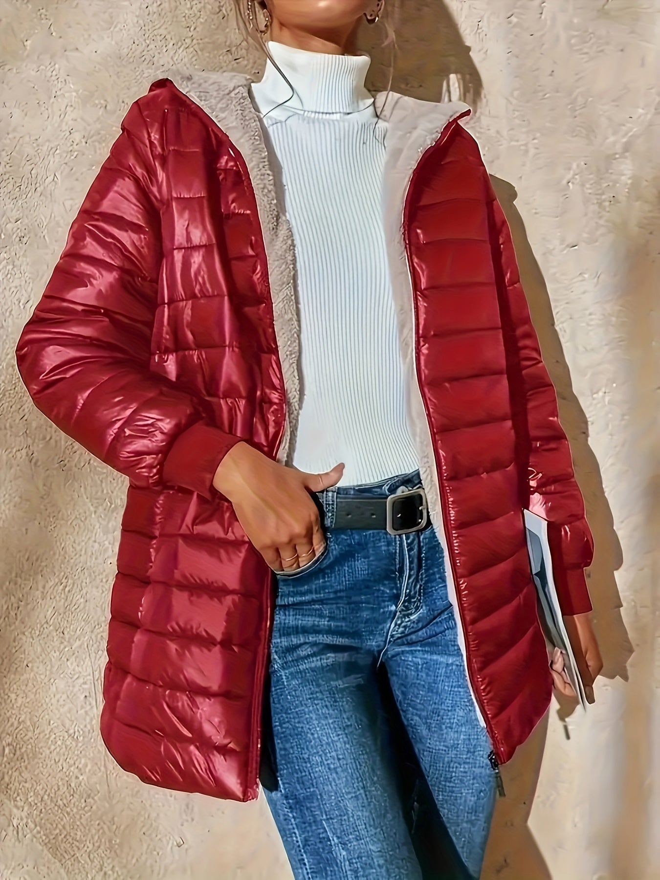 Berg-Feldt | Manteau long d'hiver chaud matelassé pour femme