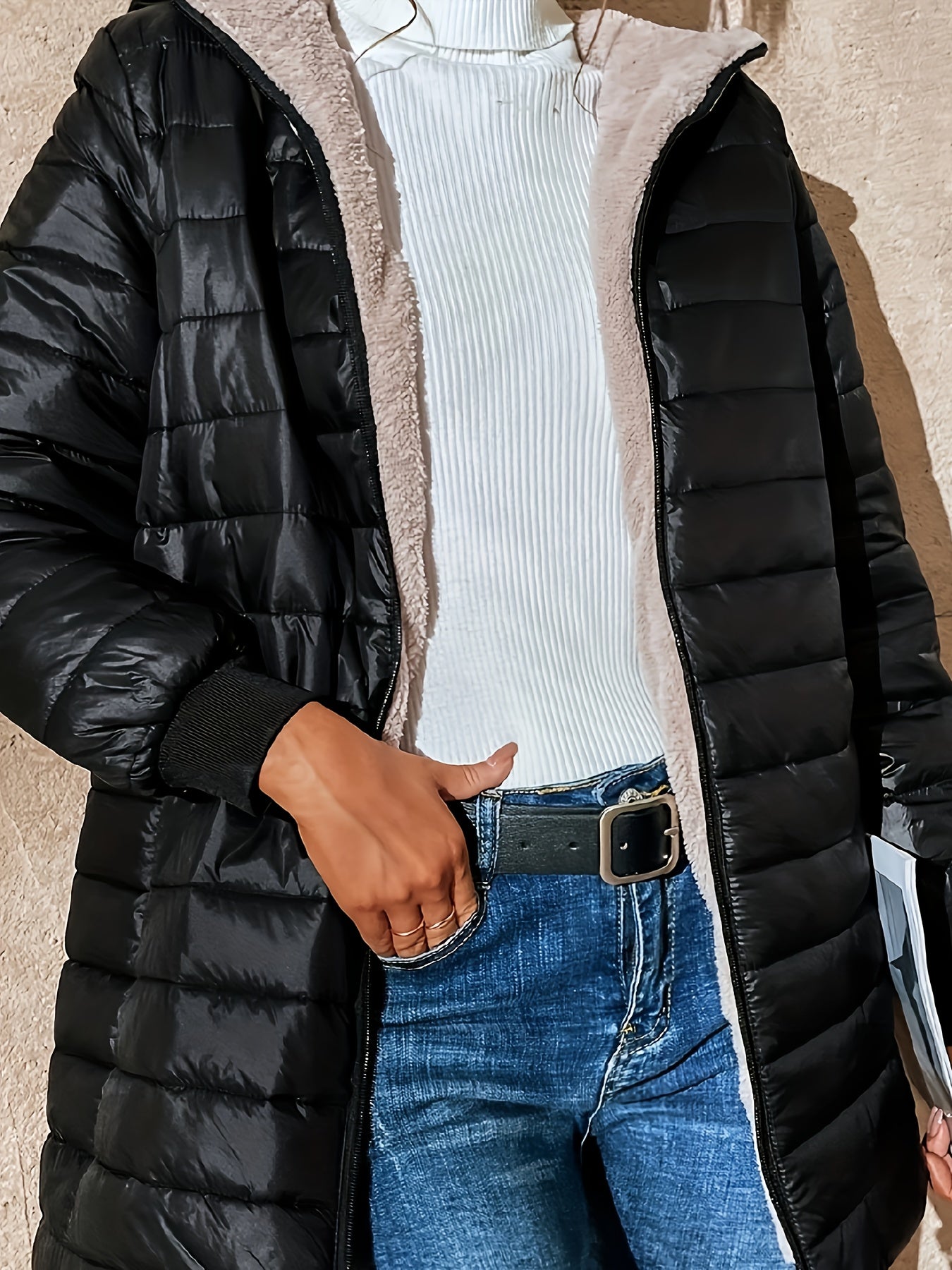 Berg-Feldt | Manteau long d'hiver chaud matelassé pour femme