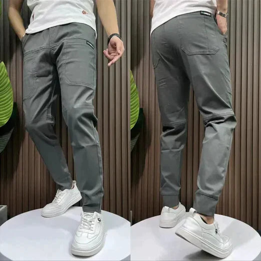 Cargo pants with many pockets