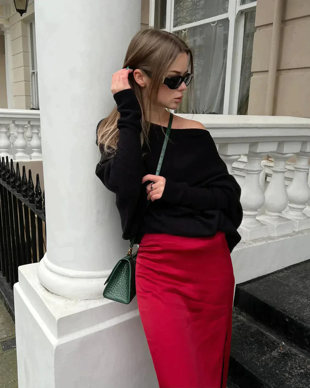 Pull asymétrique par Karen
