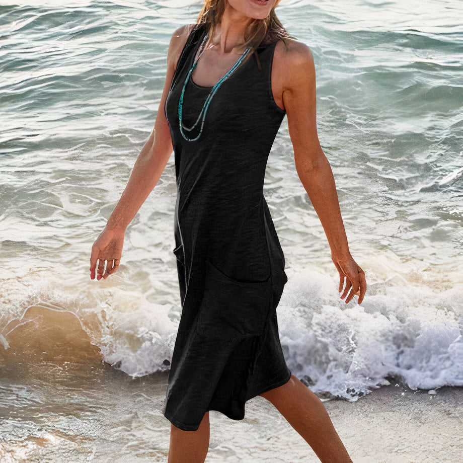 Robe d'été en coton et lin Karlen