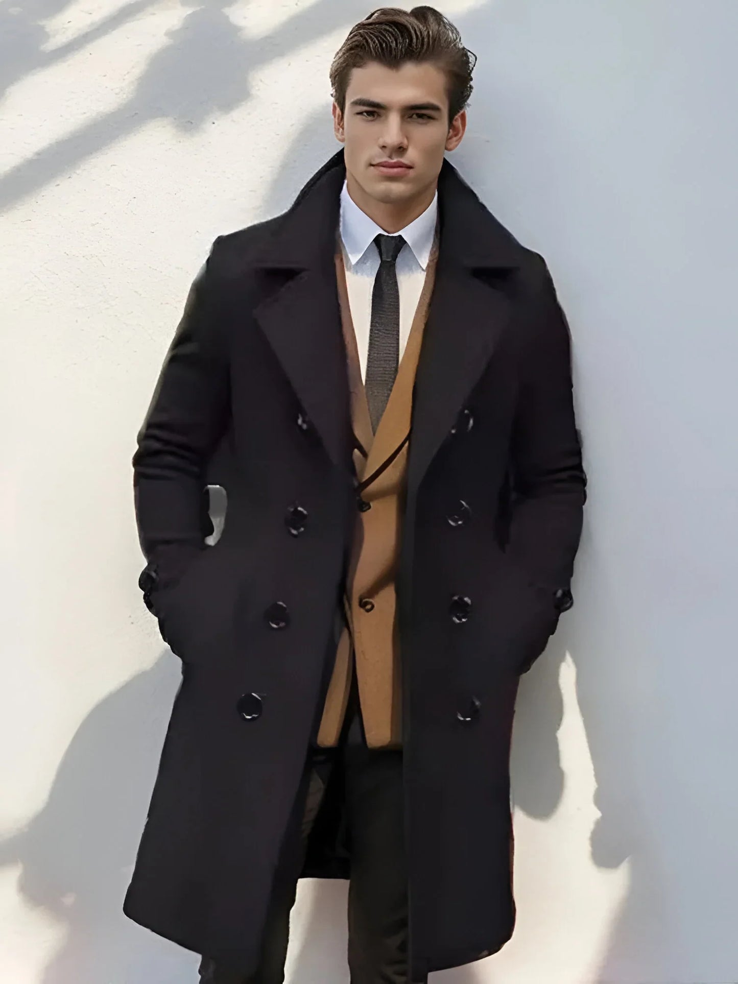 Manteau en laine pour homme - Kolson