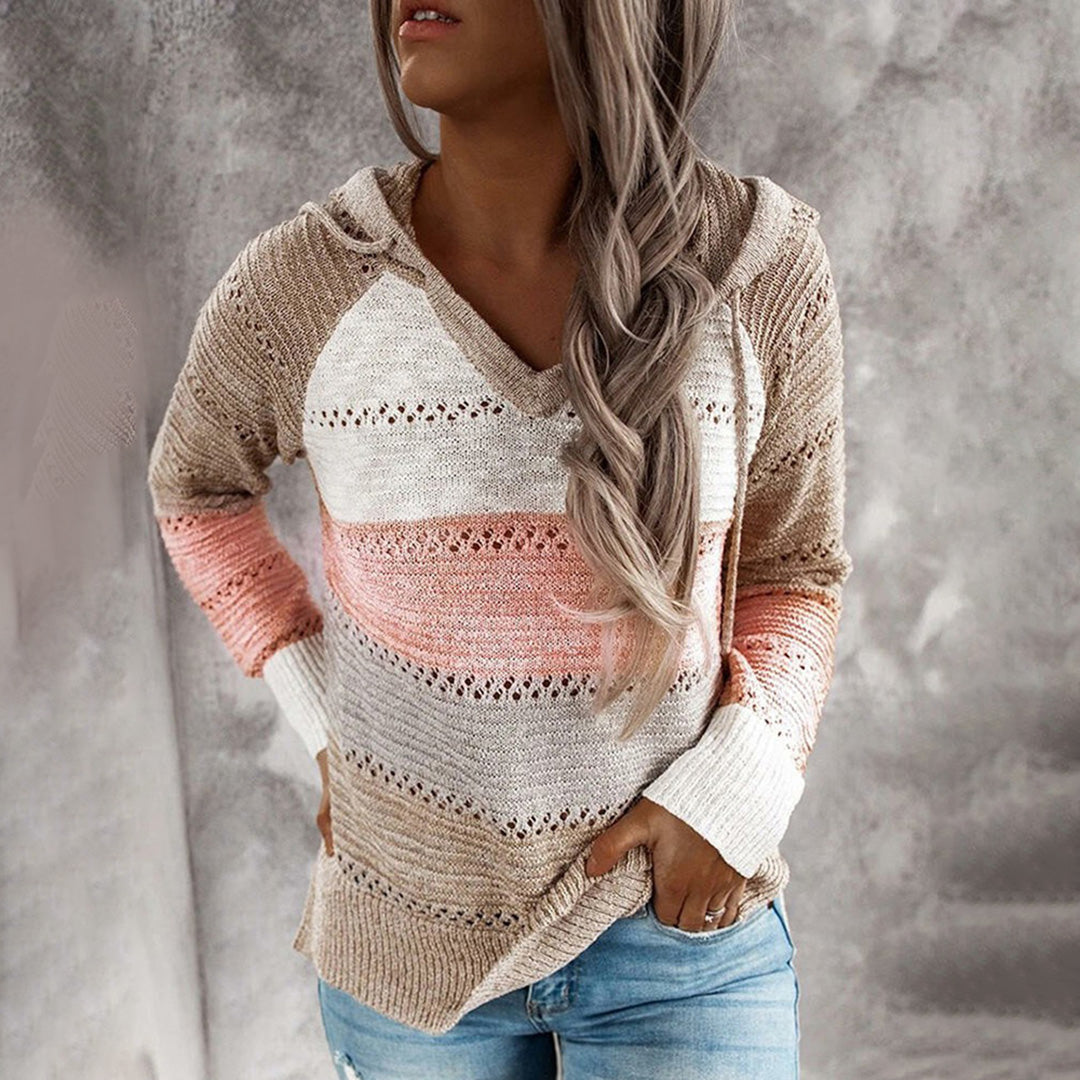 Berg-Feldt | Strickpullover mit Kapuze Atmungsaktives Material Lässiger Stil